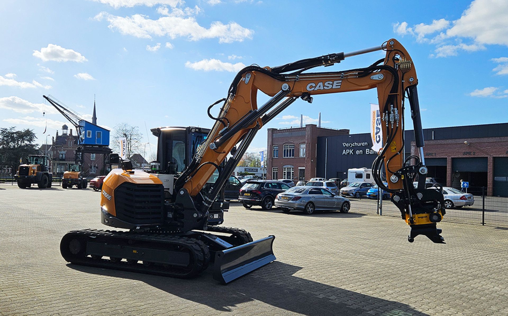 Case CX100E voor Beekmans Recycling uit Erp - 4