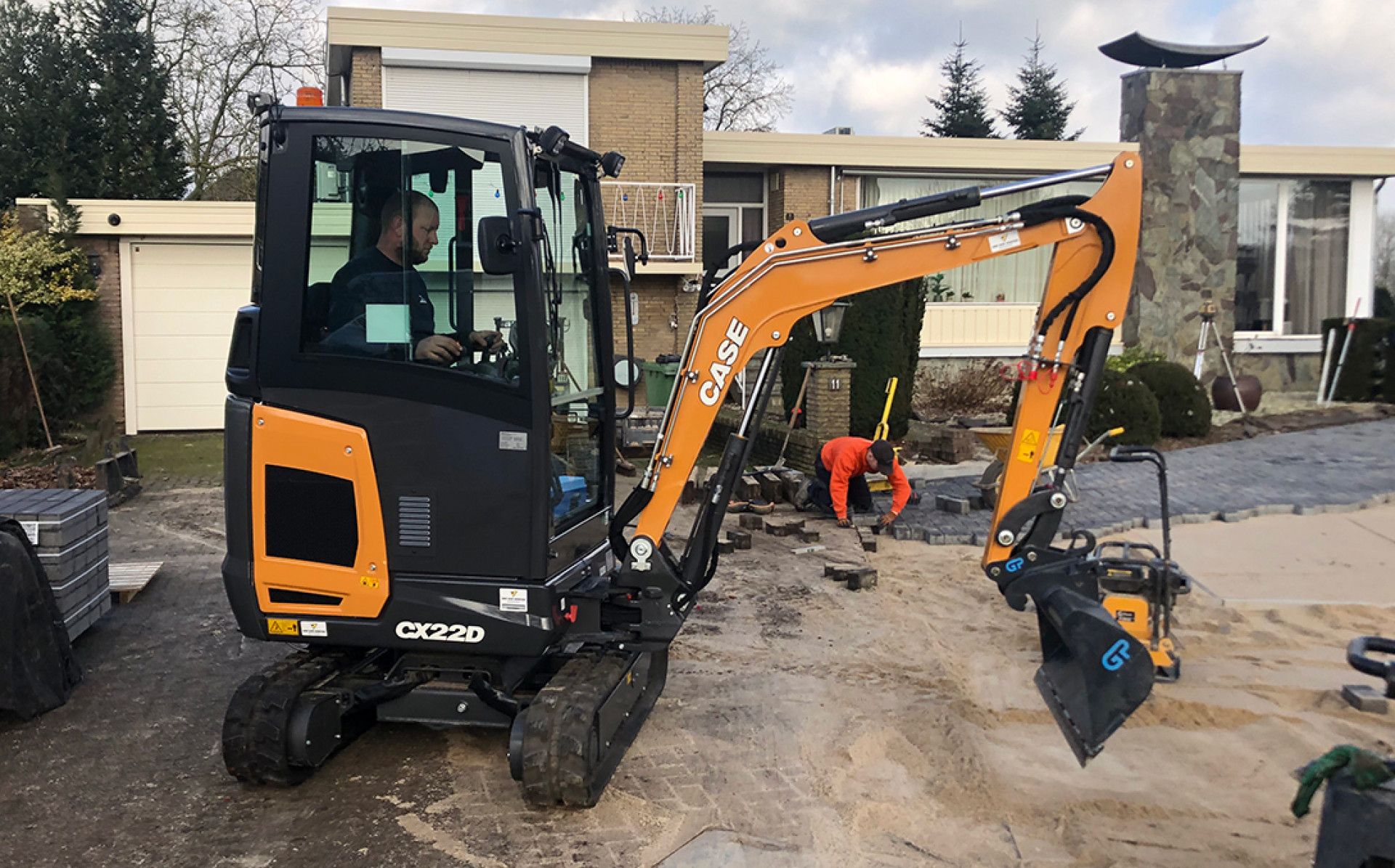 Case CX22D voor Janssen Grond- en Straatwerk - 4