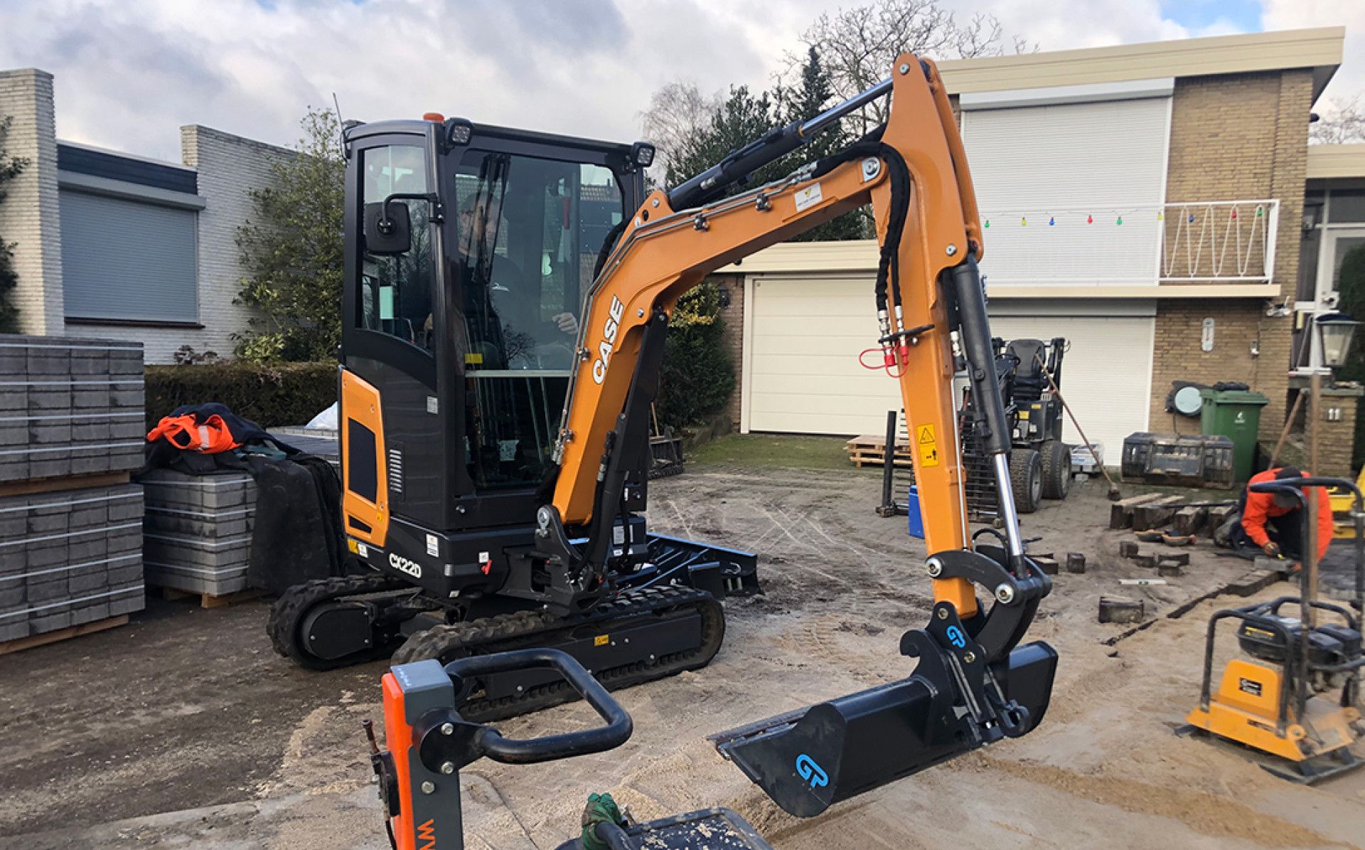 Case CX22D voor Janssen Grond- en Straatwerk - 3