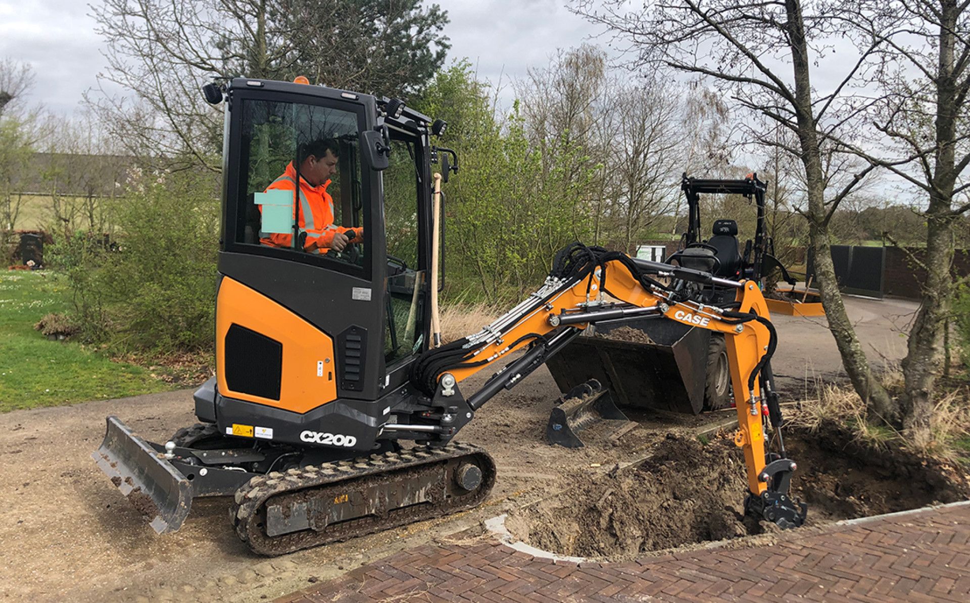 Case CX20D voor Jos Kanters Groenvoorziening - 2