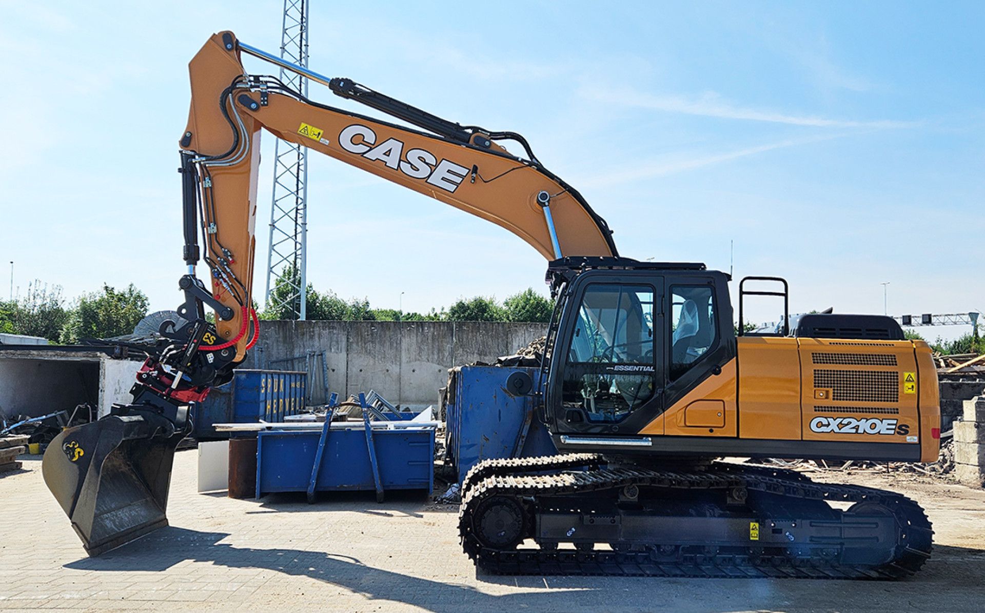Case CX210E-S rupskraan voor Spijk Herveld BV - 3