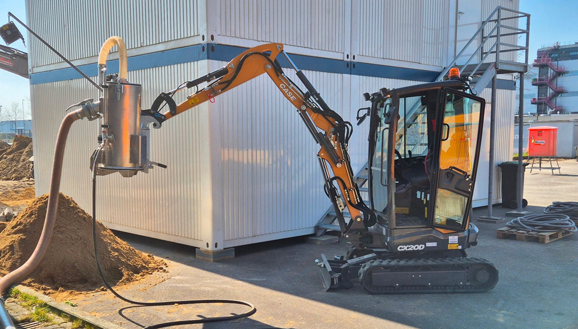 Case CX20D minigraver voor Rüger Oss - 2