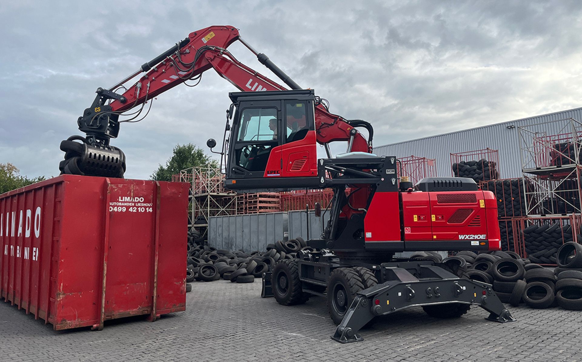 Case WX210E voor Limado Mobility