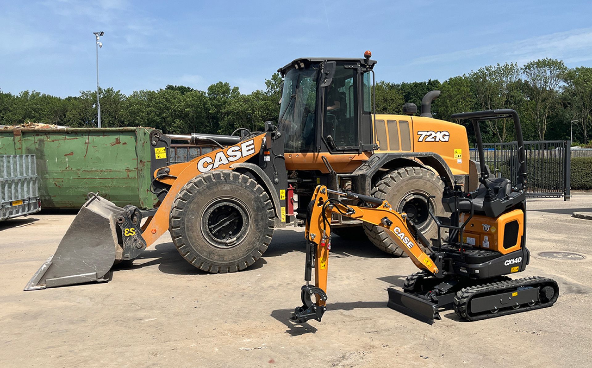 Case CX35D en WX160E voor Cor Reuten en Zn BV - 2