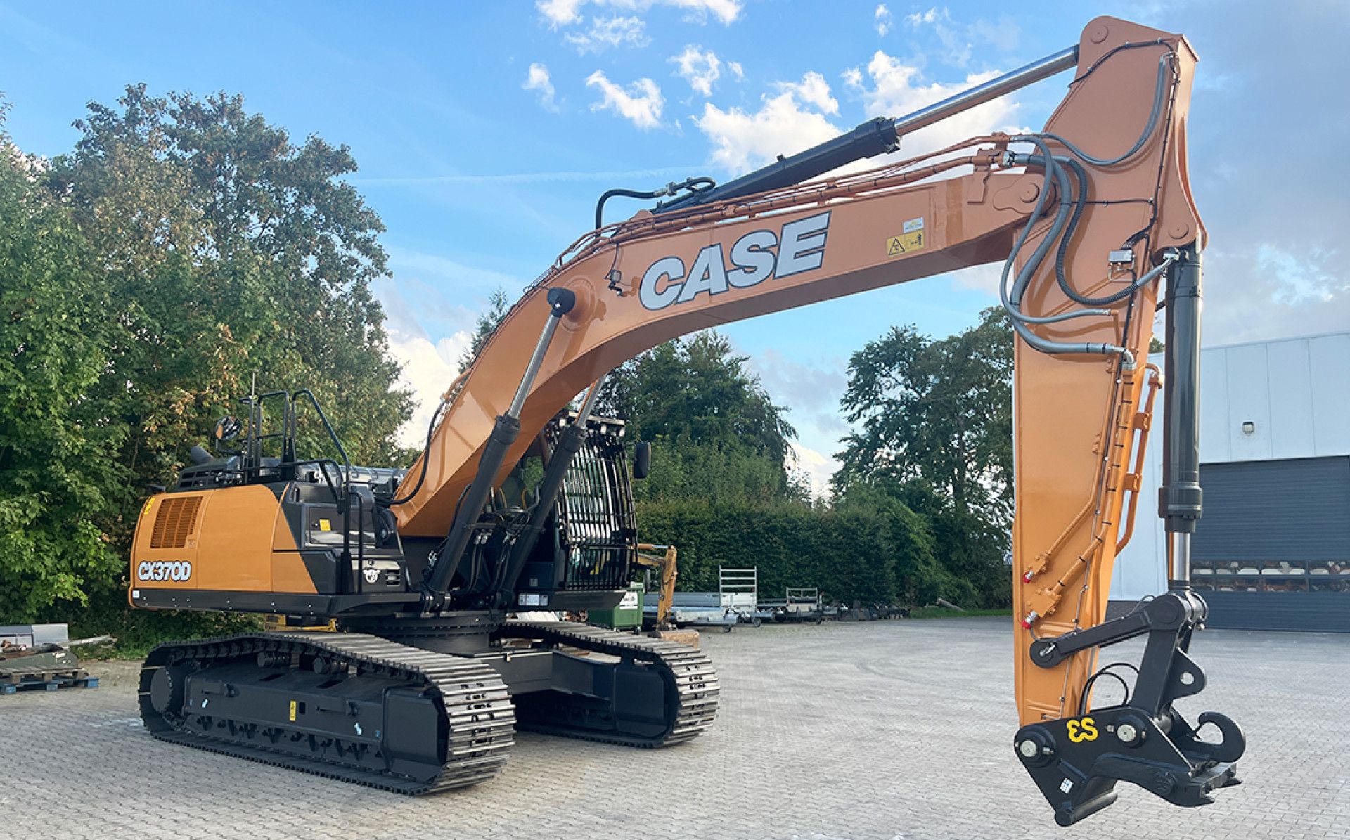 Case CX370D rupskraan voor Cor Reuten en Zn